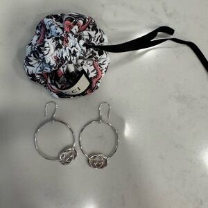 Gucci Silver Hoop Earrings